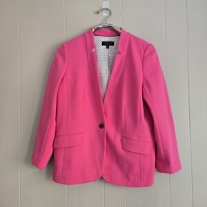 Talbots Pink Blazer Size 16 Petite Spring Summer Easter